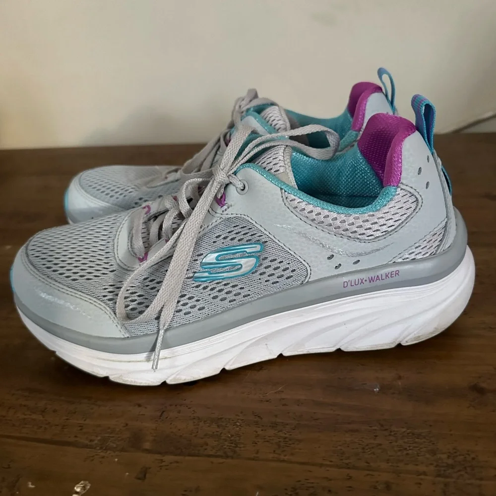 Skechers D'lux Walker Infinite Motion Shoes 149023 Women's Size 9